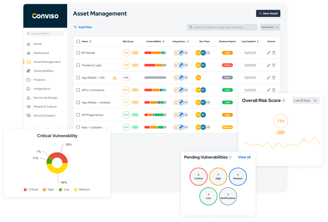 Conviso Platform e Asset Management